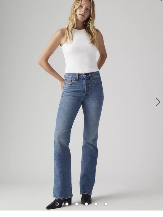 Levi's Denim - Levi's Medium Blue Straight Leg Jeans